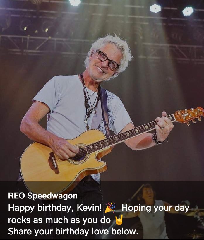 Happy 70th birthday Kevin Cronin! 