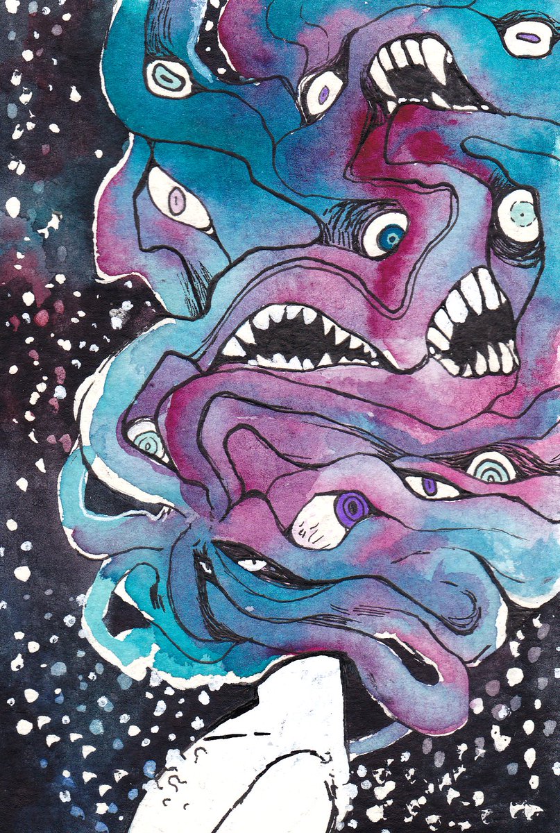 greenyonjon's tweet photo. drawtober 6/31: daniel deluxe - star eater
this was fun to do, love me some monsters/funky creatures https://t.co/cb8nw0P9Y8