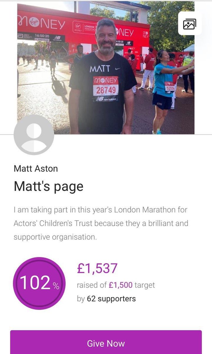 Engine_House's tweet image. 📣WE DID IT!!📣 

Thanks to all of your support, Matt hit his £1500 fundraising target for the @ActorsChildren Trust. He says a huge thanks to everyone who donated, it’s incredibly appreciated ❤️

#LondonMarathon2021