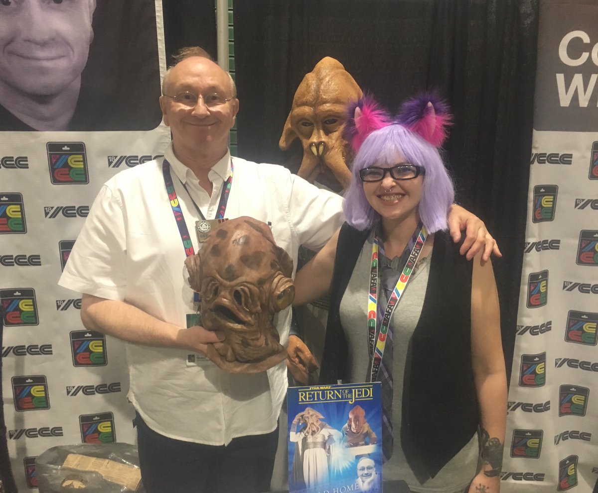 AstralStrikes's tweet photo. RIP Gerald Home.
Met Gerald a few years ago at a convention and he was amazing to talk to. Saw him a few other times and he always remembered us and was ready to talk and say hi. Sad to hear of his passing.
#StarWars #Tessek https://t.co/ujCMPZTweM