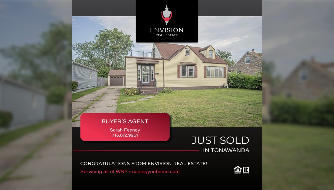 Congratulations Joy on the purchase of your new home 🏡 🗝  #seeingyouhome #envisionre #opportunityknocked #paintingthetownpink 
Buyer's Agent: Sarah Feeney