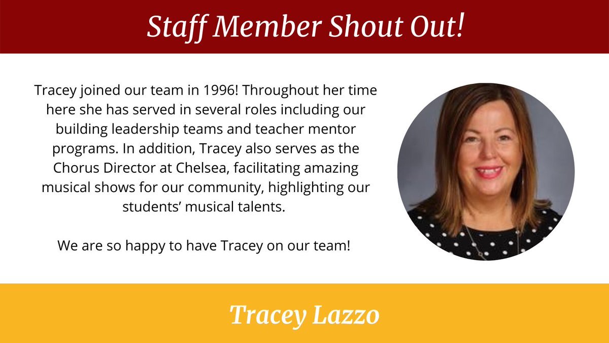 Congratulations to our staff spotlights for this week: Marybeth Raynes and Tracey Lazzo! We're so grateful to have you both on staff! #FSD157C #StaffSpotlight #MeetOurStaff