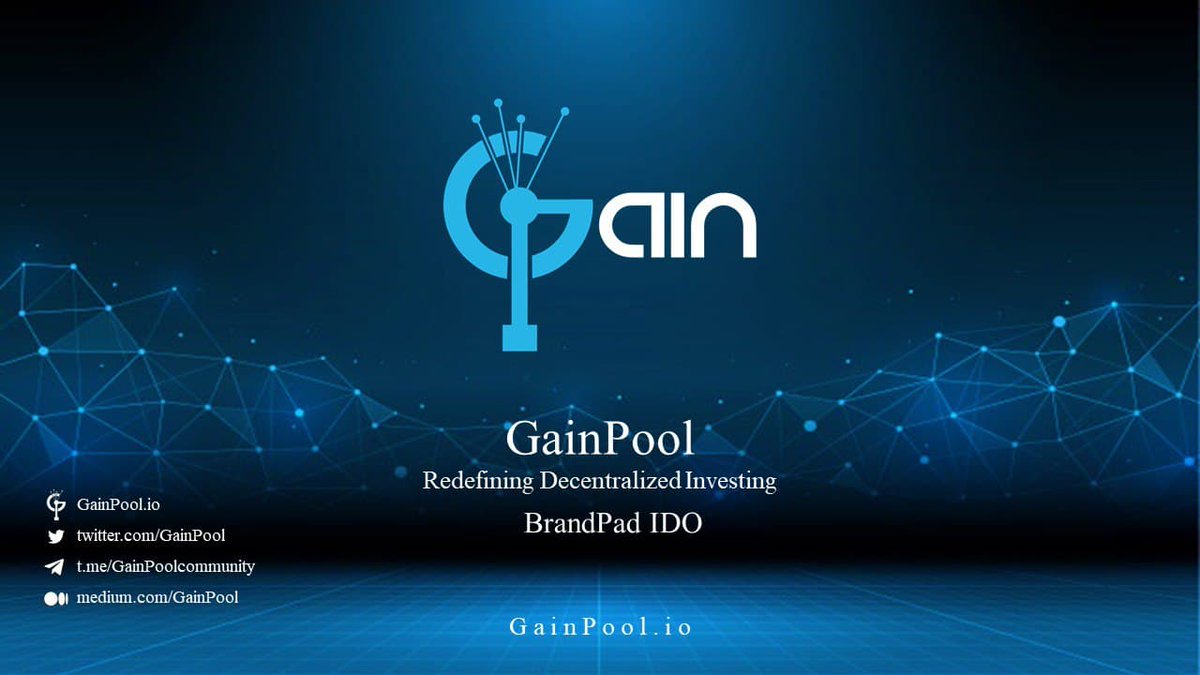 GainPool Public Sale Whitelist

We are excited more than ever to announce the Public Sale Whitelist for <a href="/BrandPadFinance/">BrandPad</a> IDO!

Join Whitelist Now: gleam.io/zsJek/gainpool…

Read more at: medium.com/gainpool/gainp…

#BSC #BinanceSmartChain #BNB #launchpad #whitelist #DeFi