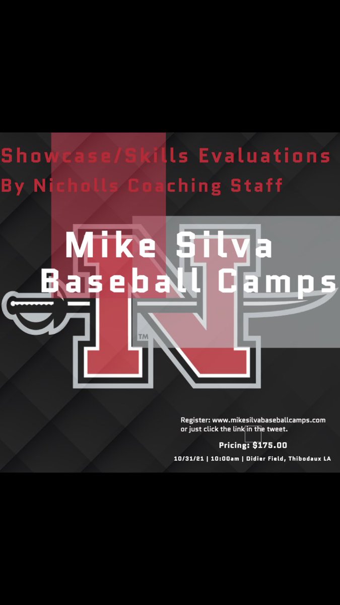 🚨Click the link to register!🚨mikesilvabaseballcamps.com