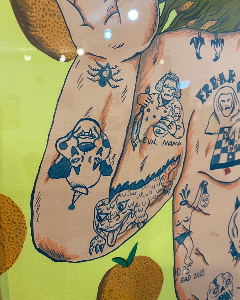 Some details from the painting I just posted