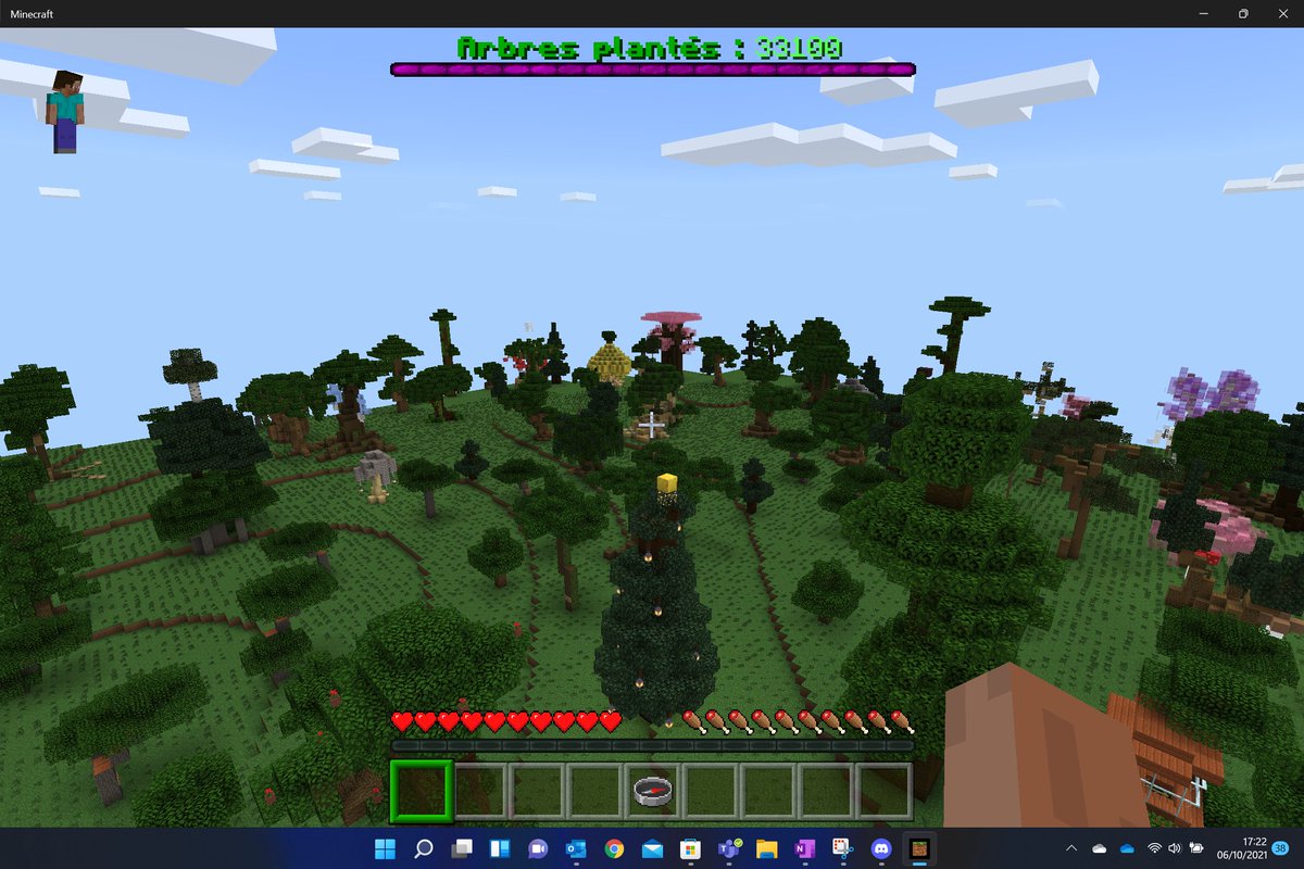 [Merci à tous] Déjà 30 000 arbres plantés dans #Minecraft grâce à l'initiative #PlantForLife avec <a href="/FondationYR/">FondationYvesRocher</a> 🌴🤘 

Ce qui veut dire que 30 000 arbres seront plantés dans l'un des sites de plantation de la fondation. On vise encore plus haut ? 😏