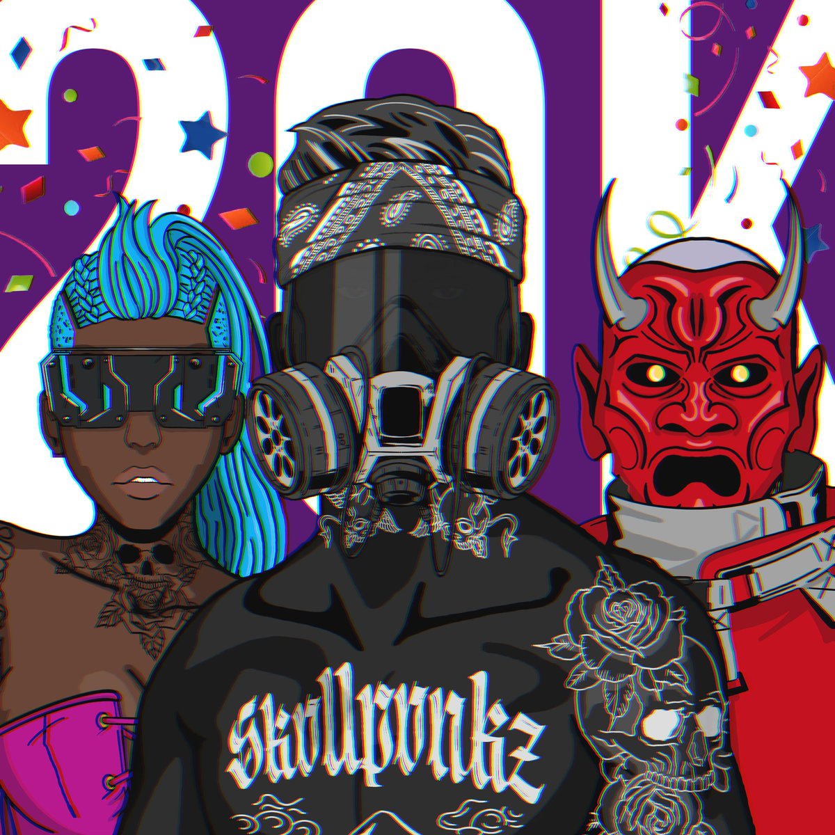 🚨20K followers🚨

Thank you all so much, the ones early and the ones that join along the way. 

Blessed to be part of this amazing #NFT community. 

We will host 20 discord #NFTGiveaway raffles. 1 raffle each day, win prizes from all our collections.

discord.gg/skvllpvnkz