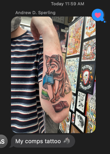 Timeline cleanser: <a href="/rezahakbari/">Reza H. Akbari</a>, <a href="/CarmenBolt/">Carmen Bolt (she/her)</a>, and my cohort brother <a href="/asperling14/">Andrew Sperling</a>'s newest addition to his already brilliant collection, in honor of his resent absolute smashing success of passing our comprehensive exams. Congrats!!!! #twitterstorians <a href="/AcademicChatter/">Academic Chatter™</a>