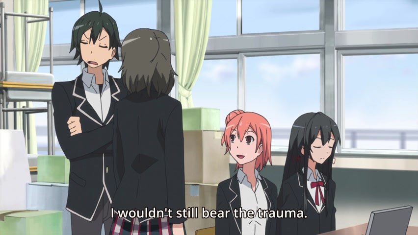 Yahari oregairu. Моя школьная романтическая жизнь хачиман. Oregairu snafu аниме. Аниме yahari ore. Юкино юкиносита скрины.