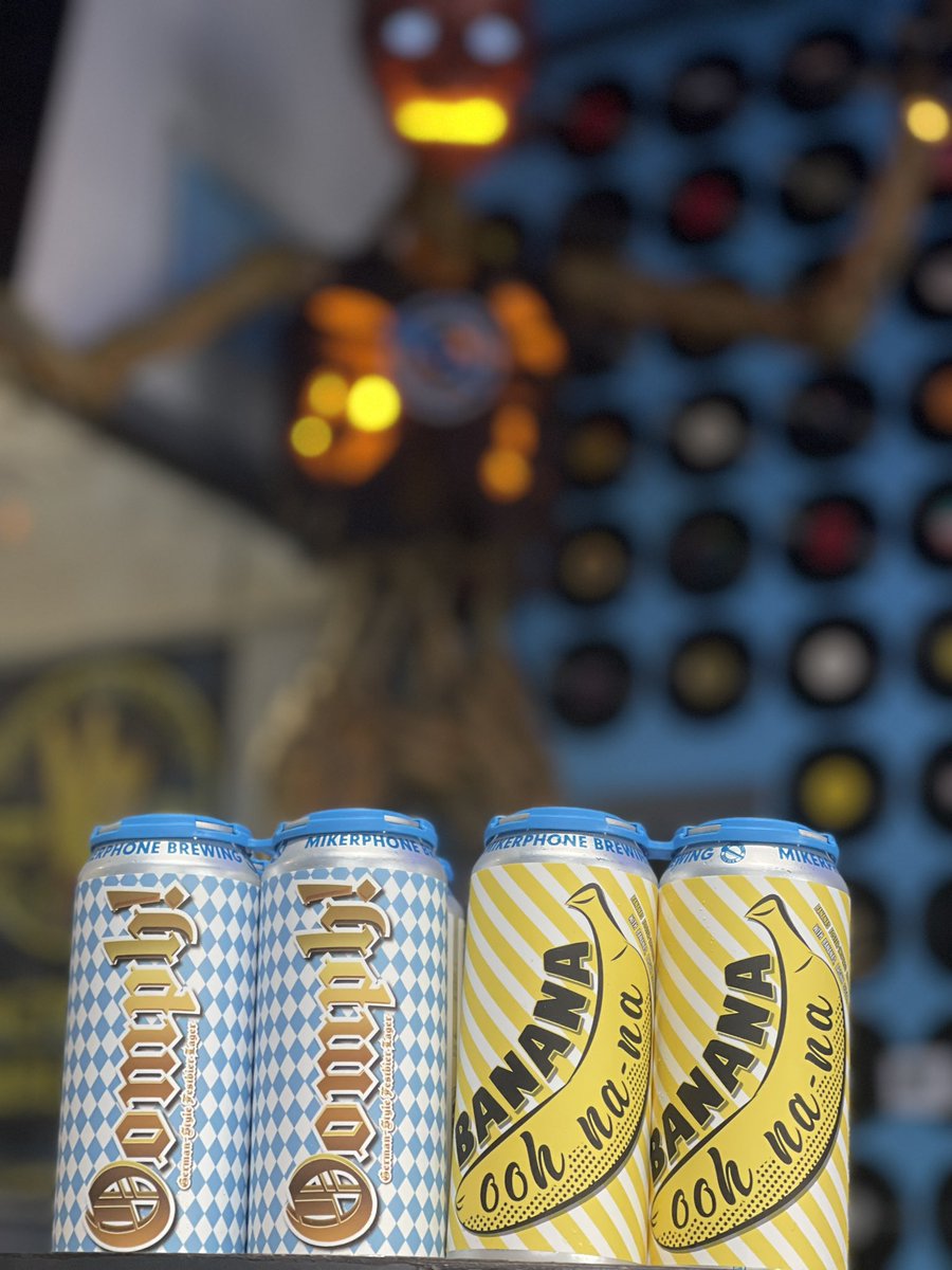 New beers. New spooky 12 foot friend. 
mikerphonebrewing.com/togo