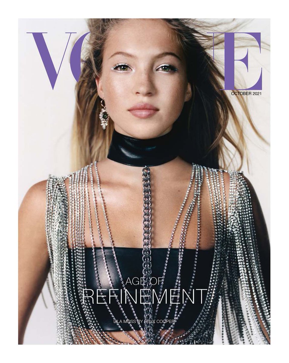 gucci's tweet photo. #VogueHongKong October cover star, #LilaMoss, is captured by #FelixCooper wearing a selection of looks from the #GucciAria collection designed by Creative Director #AlessandroMichele. Styling by @PWilsonStyle #GucciEditorials https://t.co/NlYGR99wIj
