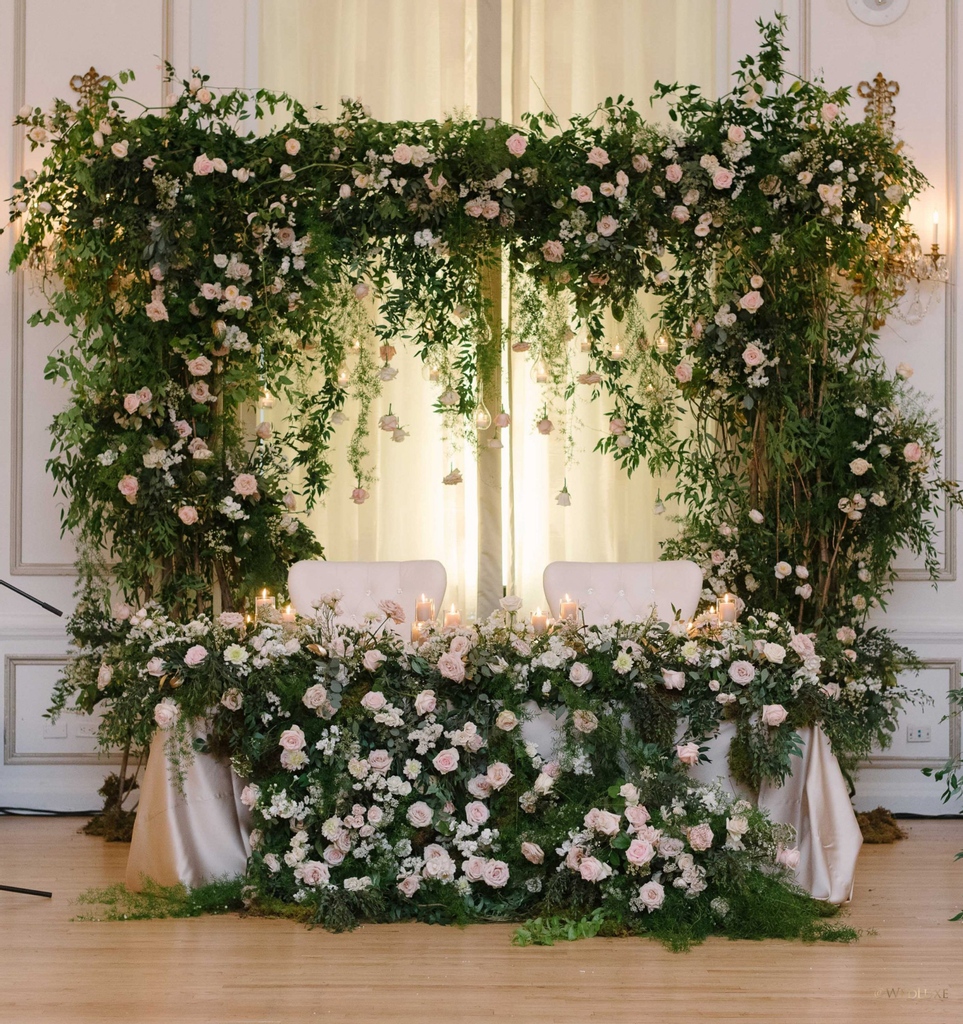 itsvintagebash's tweet photo. No matter the weather, season, or venue, you can always have a garden-inspired wedding! Look at our impeccable setting for our bride and groom table, all eyes will be on the newlyweds surrounded by gorgeous blooms and greens!

#stylishwedding #weddingstylist #weddingplanner https://t.co/kwHMiUzIhn