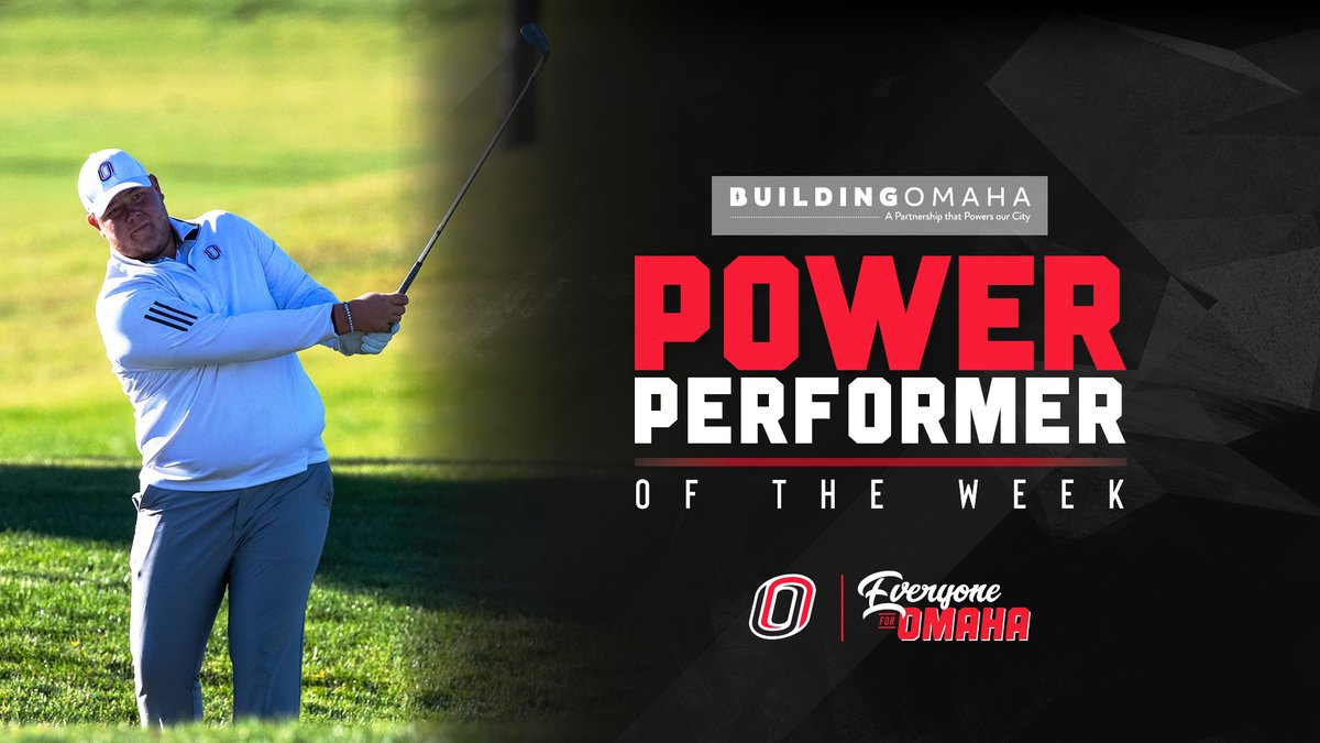 Our <a href="/BuildingOmaha/">Building Omaha</a> Power Performer of the Week is Mathew Halvorson!

Halvorson finished T3 overall in <a href="/OmahaMGO/">Omaha Men's Golf</a>'s home invitational this week. He finished the three round event -4 with a score of 212.

#EveryoneForOmaha | #OmahaMGO