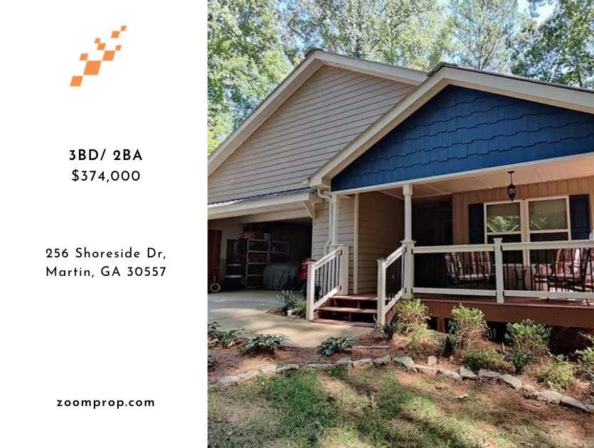 getzoomprop's tweet photo. PROPERTY OF THE DAY IN GEORGIA !⠀
⠀⠀⠀⠀
◾️3bd/ 2ba, ⠀
◾️ PRICE: $374,000⠀
⠀
◾️Comps⠀
$486,100⠀
$600,700⠀

256 Shoreside Dr, Martin, GA 30557⠀

#garealtor #georgiaagent #georgia #realtorlife #gahomes #garealestate #househunting #realtorsofinstagram https://t.co/ikppneG9kx