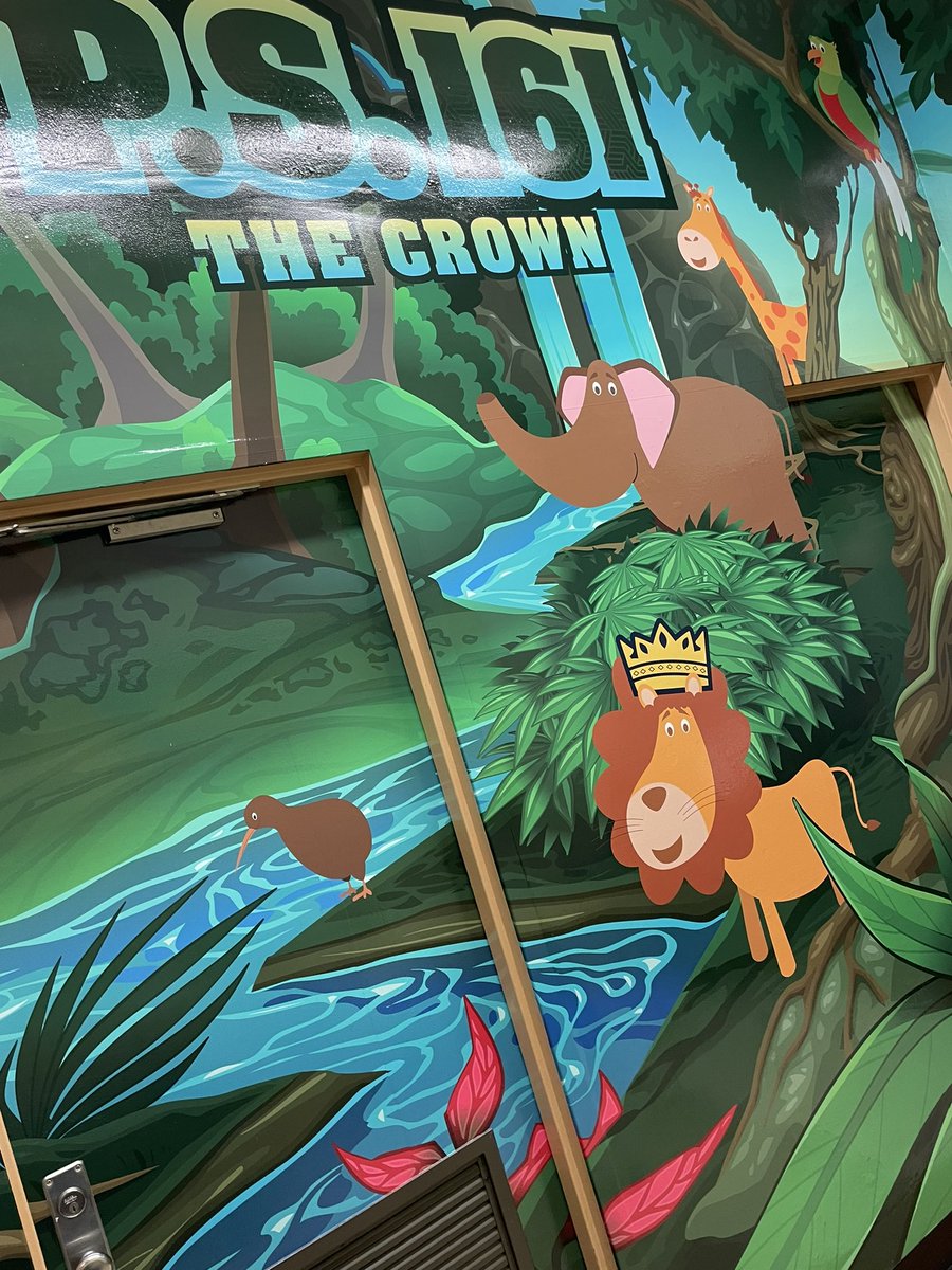 Totally inspired by the school pride displayed at <a href="/Ps161k/">PS161 THE CROWN</a> . Principal Johnson and AP Williams have transformed their school community into a wonderful oasis of learning. My favorite was the Pre-K wing which transported me into a safari. All students engaged, learning and smiling.