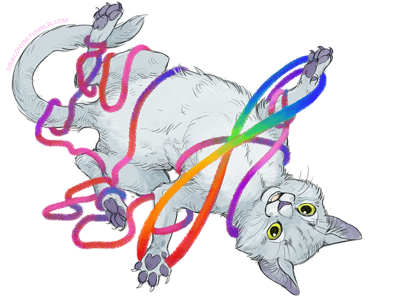 stim kitty: a lil sketch for a tumblr post that listed various similarities between autistic people and cats
(draconym.tumblr.com/post/664253559…)