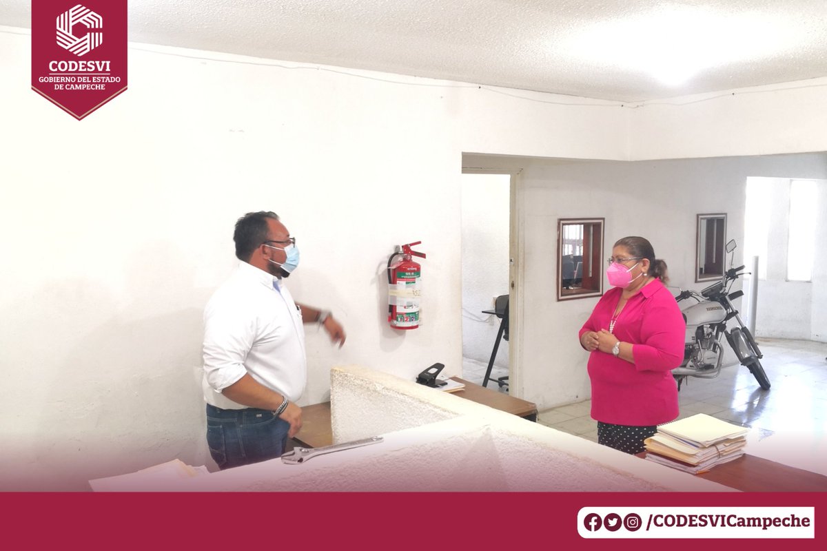 codesvicampeche's tweet photo. El titular de la #CODESVI, Ing. Rashid Trejo Martínez , saludo al personal de la Delegación de Codesvi en el municipio de Carmen; durante la visita inspeccionó el estado de las instalaciones que permitirán prestar una mejor atención y servicio a los Carmelitas. https://t.co/ReVEnLrtYR