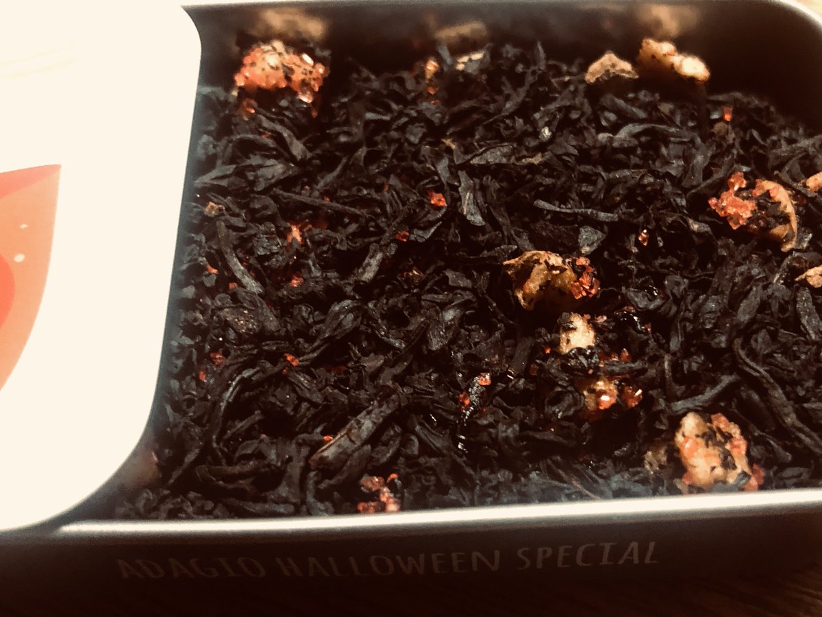 CassVincent's tweet photo. RT @TeaDeviant: Itโs the season for Halloween themed teas! This one is from @AdagioTeas Candy Apple Concoction, part of their seasonal Wicked Teas. https://t.co/5B3oG867Dh #halloweentea #looseleaftea #teadeviant https://t.co/kEyEK01Sr8