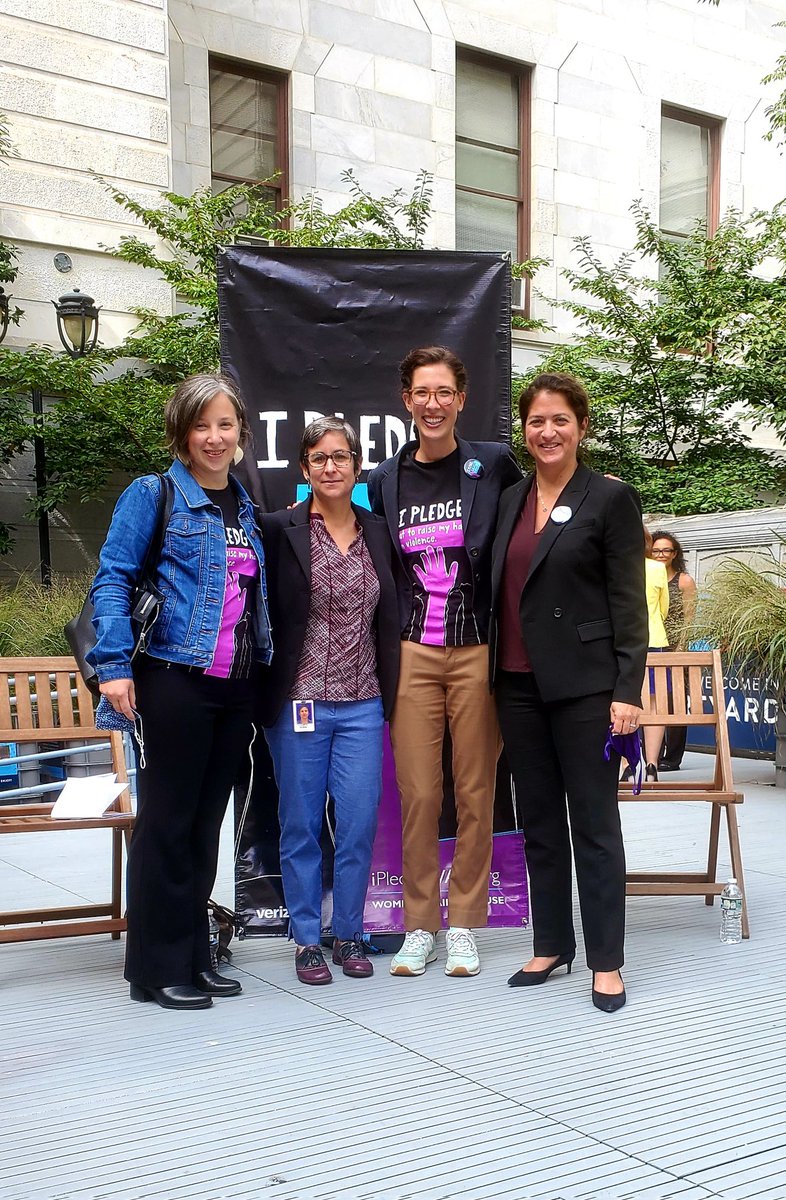HeatherKeafer's tweet photo. It's a privilege to work with visionaries and do-ers, @cynfigueroaf, @Azu63870022, and the @WomenAgnstAbuse team who advocate for safety and support for survivors of domestic violence. This #DVAM campaign we started 14 years ago is especially needed now. #iPledge2021 https://t.co/9YQR3Ws6v1