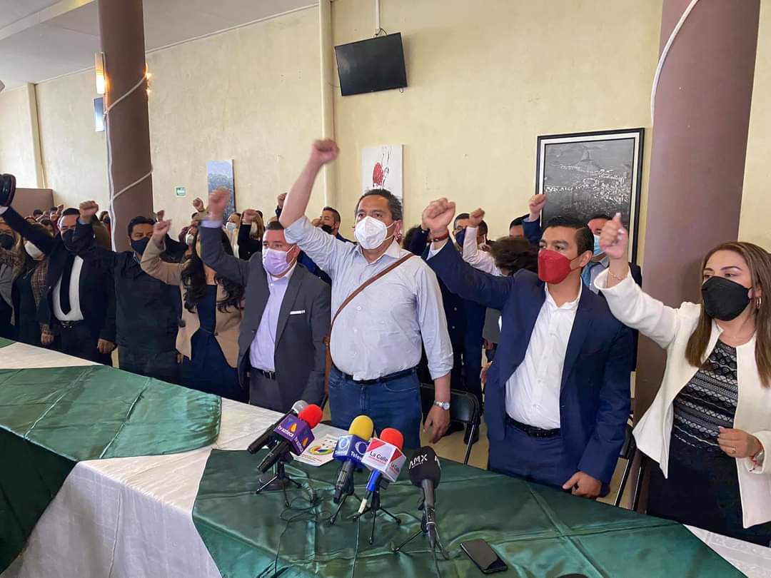 amundoh's tweet photo. La Planilla Unidad Sindical presentó al Mtro. Marco Aurelio Carbajal Leyva como candidato a Secretario General del Sindicato de Maestros al Servicio del Estado de México @SMSEMmx para el periodo 2021-2024. https://t.co/EVeOxy1raH