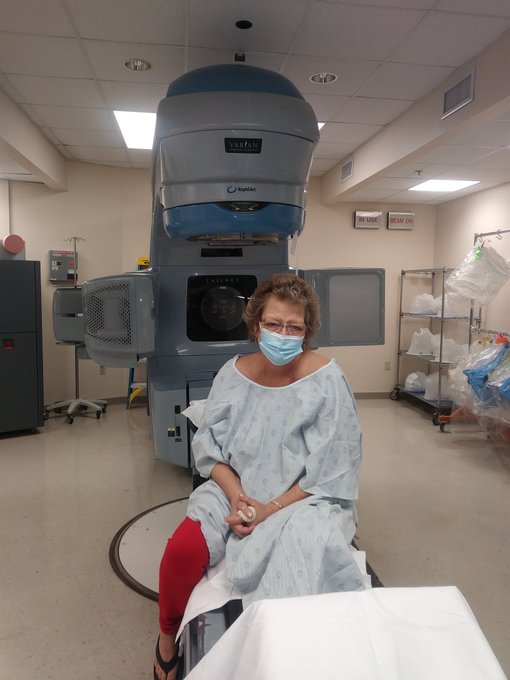 Last radiation treatment today!  Please get checked....... YOU'RE WORTH IT!!! https://t.co/o9iufdpUJ<a href="/tag/tittytuesday"class="tags"><span>#tittytuesday</span></a>