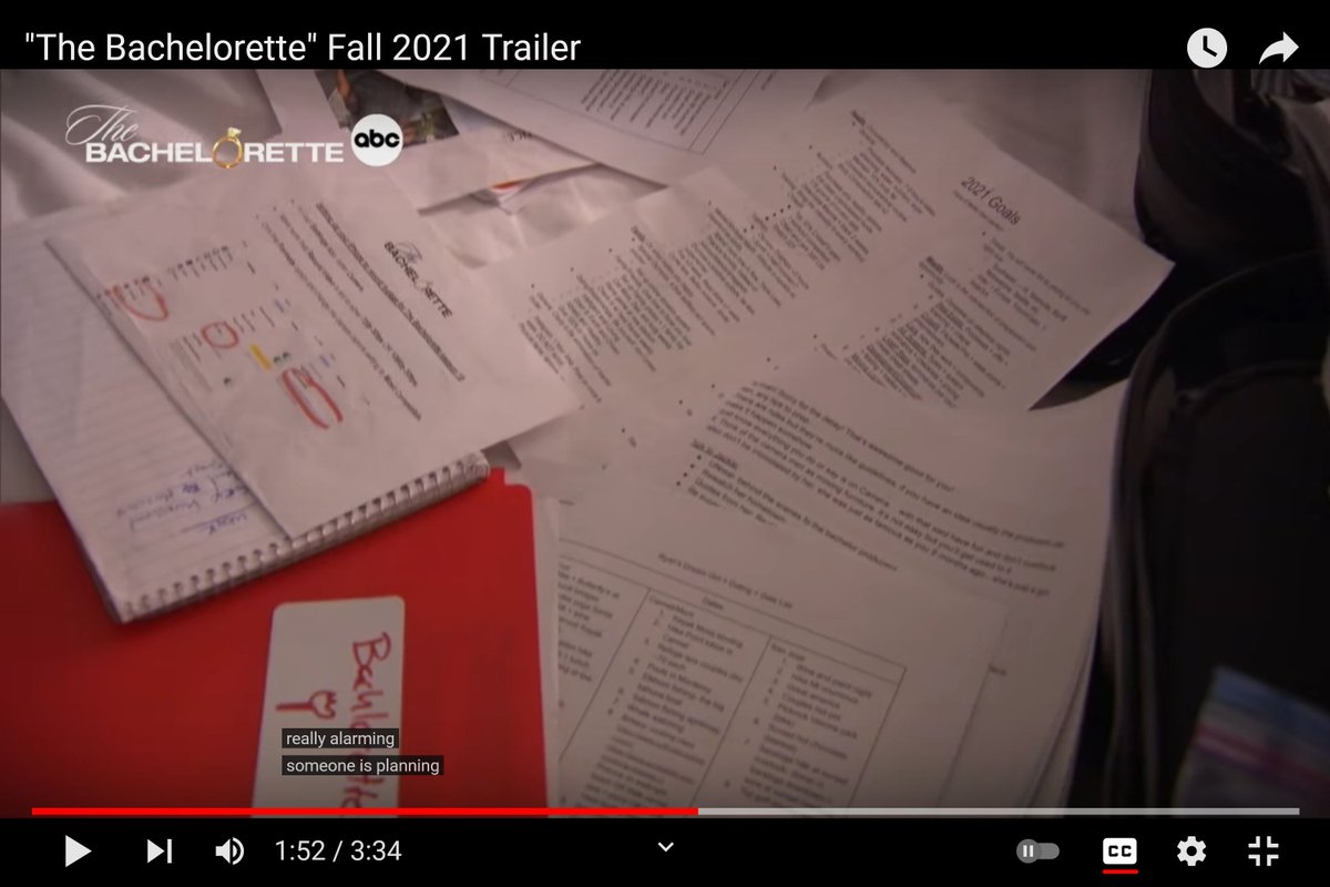Is anyone analyzing these papers from #TheBachelorette ?