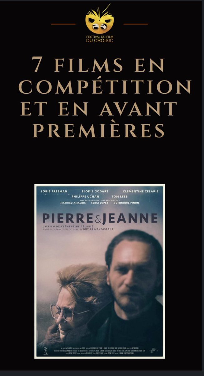 FilmsSazia's tweet photo. En compétition lundi 11 octobre à 20h30 au Festival du Film du Croisic https://t.co/W6w3fpQD6E