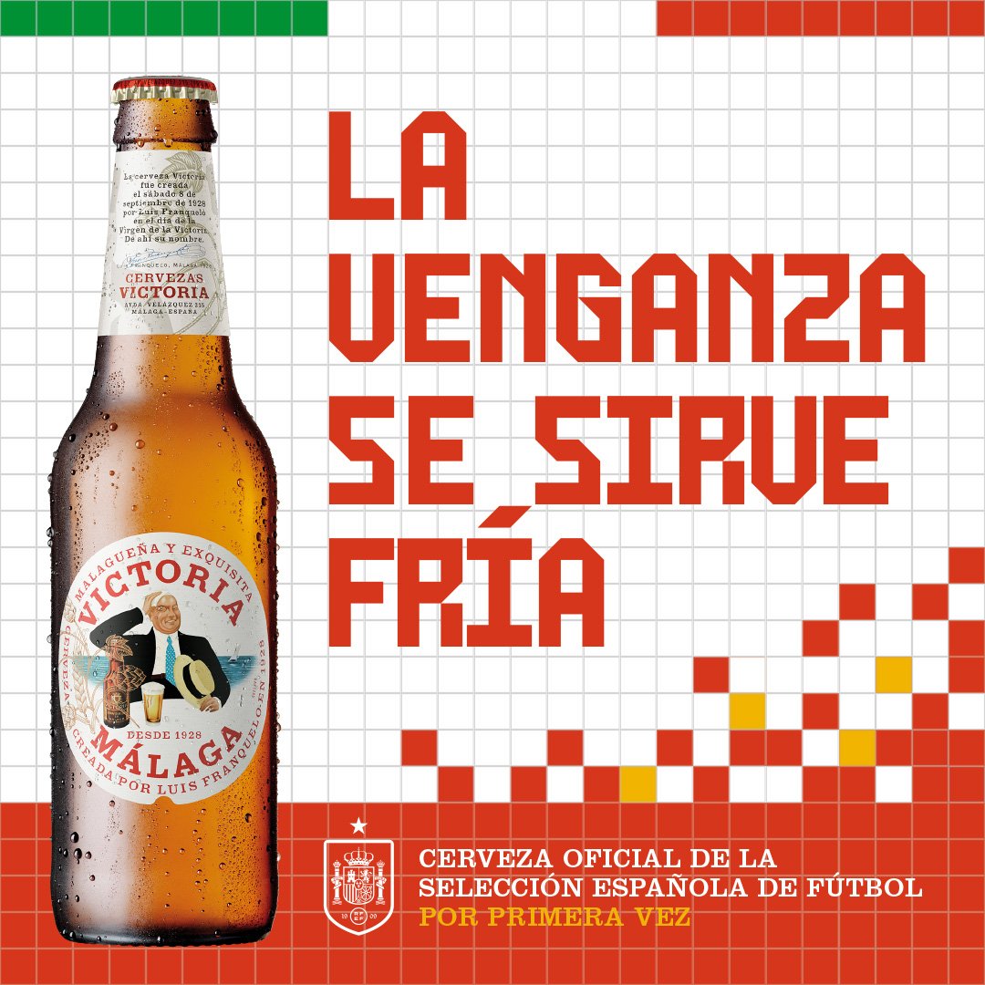 🇮🇹🇪🇸 En el último partido que jugaron España e Italia, la victoria no pudo ser posible. Pero así es el fútbol y así es esta Selección. ¡Siempre superándose! 

#CervezaOficialDeLaSelección