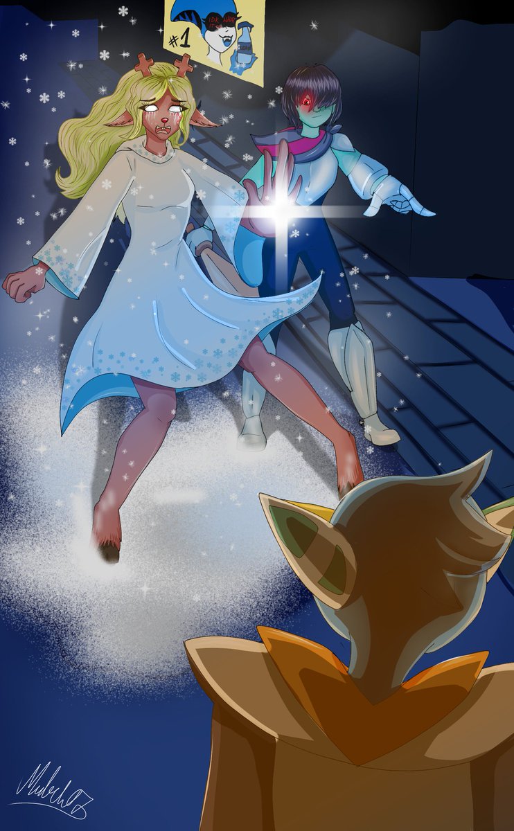 Mabelka3's tweet photo. DELTARUNE CHAPTER 2 SPILER ALERT!
New drawing! It had to be epic... But... Just don't talk about this
#deltarunechapter2 #noelle #deltarune #deltaruneart #deltarunedrawing #snowgrave #kris #krisart #noelleart #noelledrawing #queenart #queendrawing #queendeltarune #deltarunequeen https://t.co/xzgsJpppPs