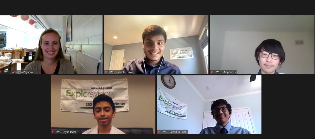 On #WorldSpaceWeek, shout out to #ExploraVision national winning Mag-Launcher: Magnetic Repulsion Rocket Launcher team! Their idea is an innovative method of rocket-launching while being environmentally conscious. 🚀🪐🌳