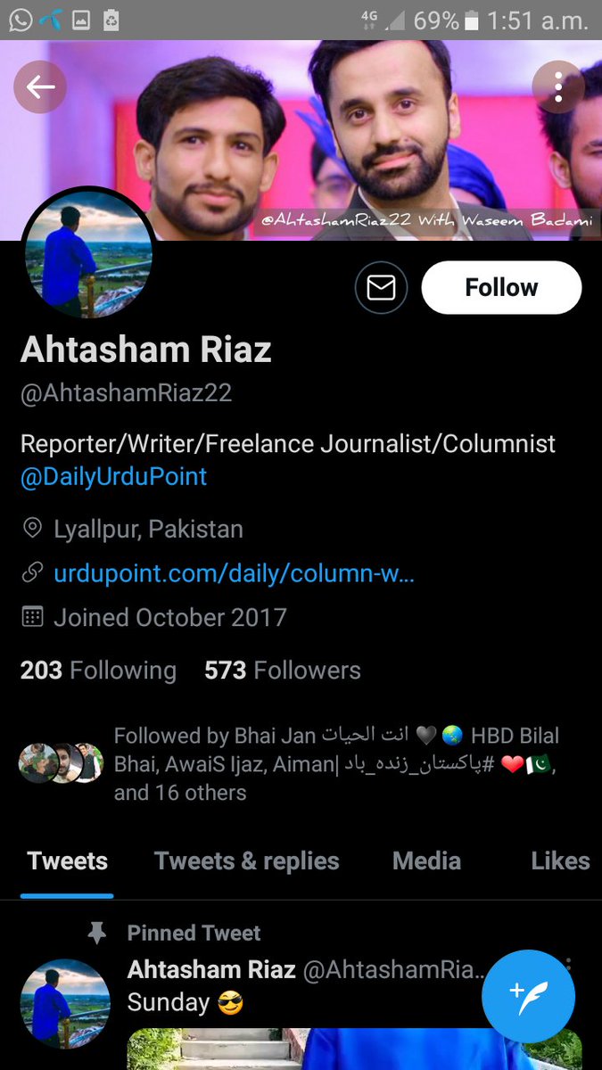 MiqdadSiddiqui's tweet photo. Yha sy yha tak ka safrπ ma ny tw nh kha unblock kruπ @AhtashamRiaz22 Ap tw Slbrty ho Wo bhi ...... wali π#axhaSorry https://t.co/uUmR9Gx8YQ