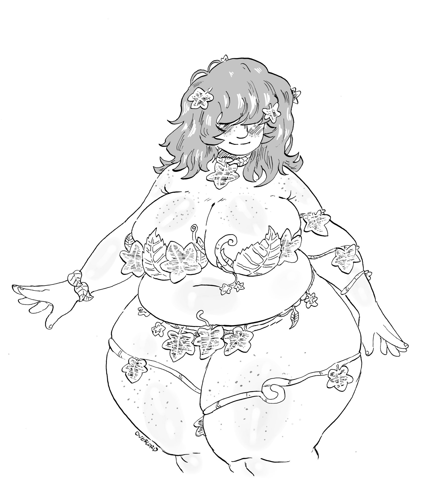 Overlord on X: Leafy Greta for @roguesmut ! t.cojS7bBKQckG  X