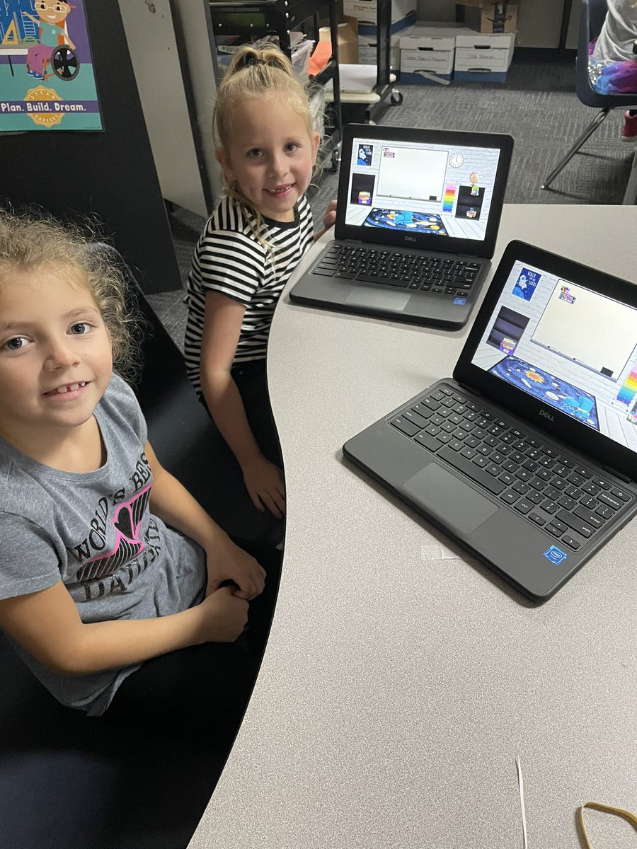 STEM_MVES's tweet photo. First graders amazed today as they created their own virtual STEM labs using Google Slides. They showed creativity as they learned how to copy and paste after we discussed where our classroom is on the map. So proud of these students! @MVESGainesville @dawn_bishop https://t.co/Utmrt7Gvwv