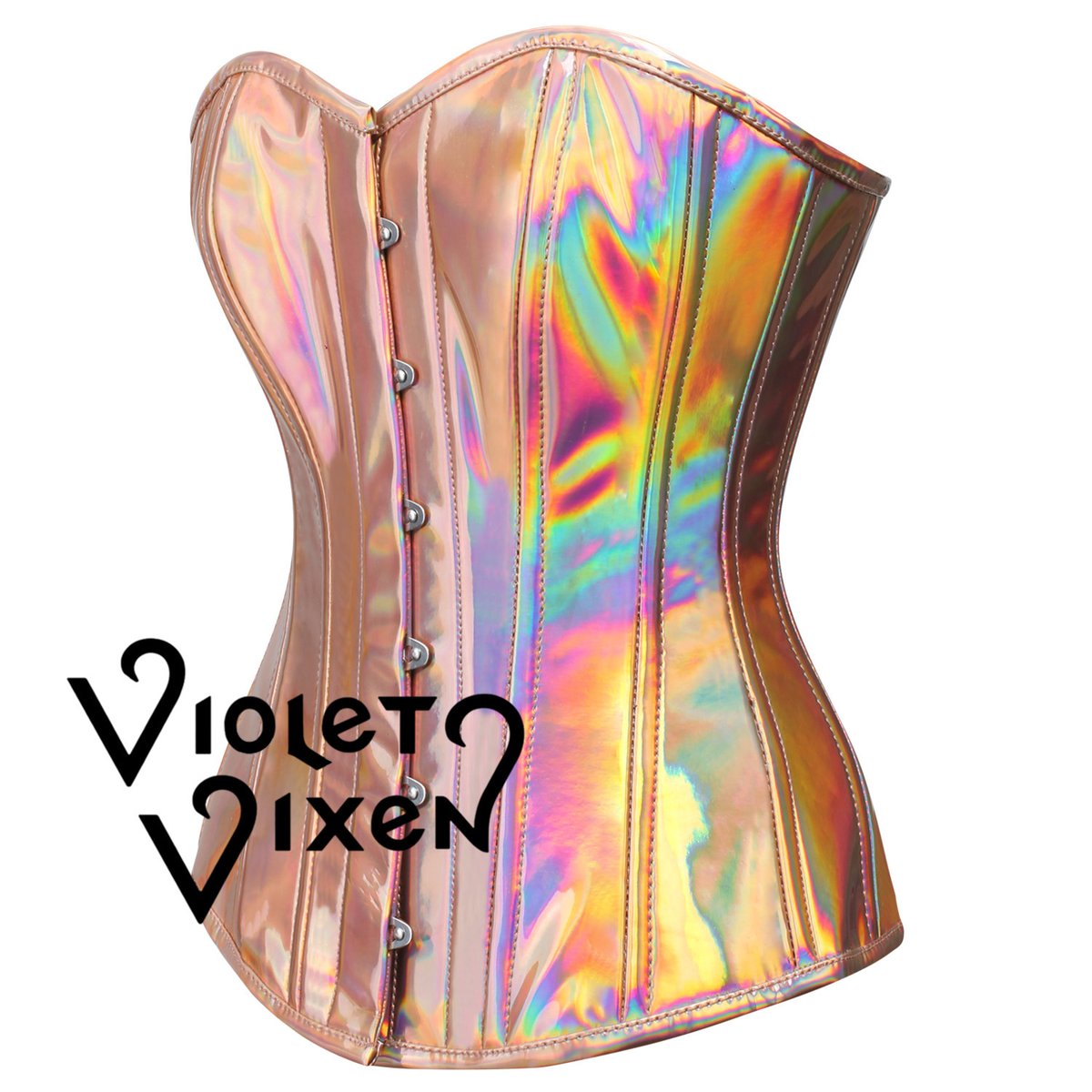 TheOfficialVV's tweet photo. Fairy? or Disco Queen vibes?  I can't decide 🥺💕

Find the "Golden Holo Overbust" here-----> https://t.co/qfwTmsc5k7 

#violetvixen #thevioletvixen #corsets #waisttraining #halloween #costume #overbust #holographic https://t.co/eyd6lzKNLw