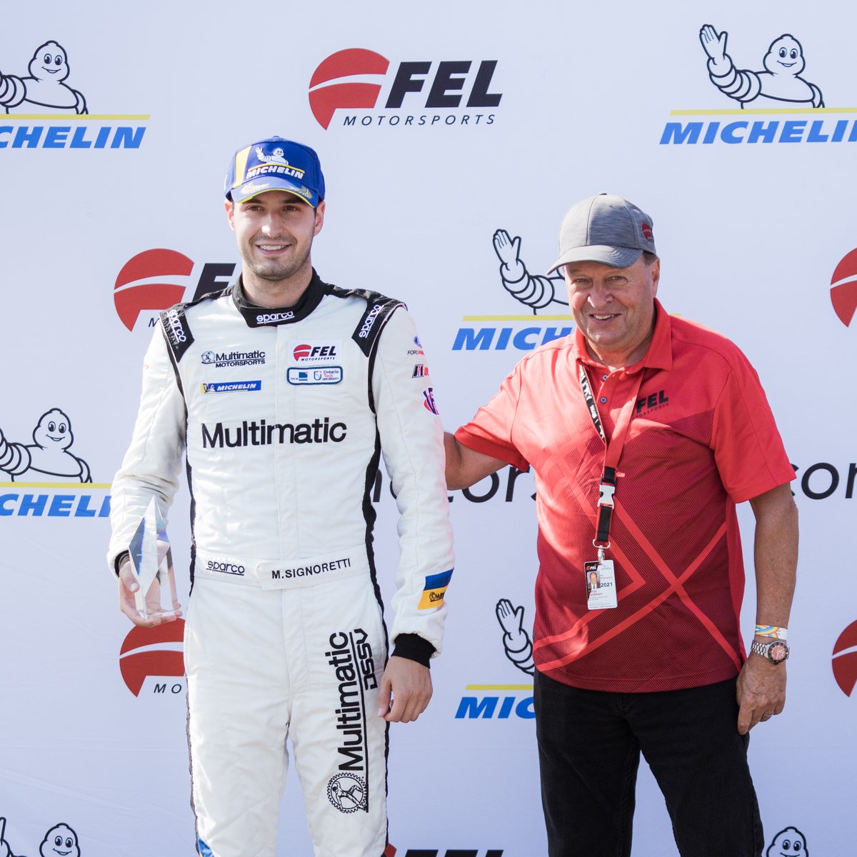MichelinRaceUSA's tweet photo. The inaugural FEL Motorsports Sports Car Championship Canada presented by Michelin wrapped up recently. Congrats to the big effort to grow racing in 🇨🇦! 

@MSignoretti97 won GT class in @FordMustang w/@Multimatic. Travis Hill won TC Canada class in @audisport w/ TWOth Autosports https://t.co/ZJaaJ2lHQ4