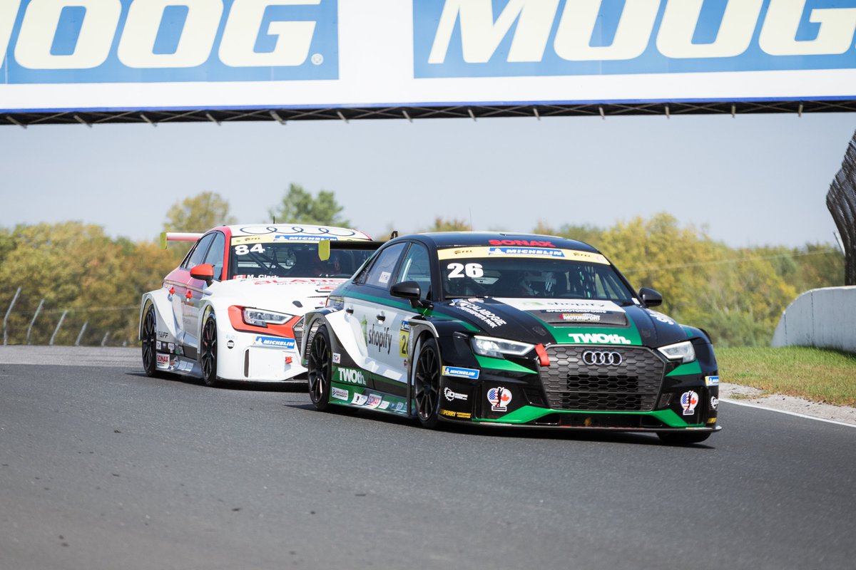 MichelinRaceUSA's tweet photo. The inaugural FEL Motorsports Sports Car Championship Canada presented by Michelin wrapped up recently. Congrats to the big effort to grow racing in 🇨🇦! 

@MSignoretti97 won GT class in @FordMustang w/@Multimatic. Travis Hill won TC Canada class in @audisport w/ TWOth Autosports https://t.co/ZJaaJ2lHQ4