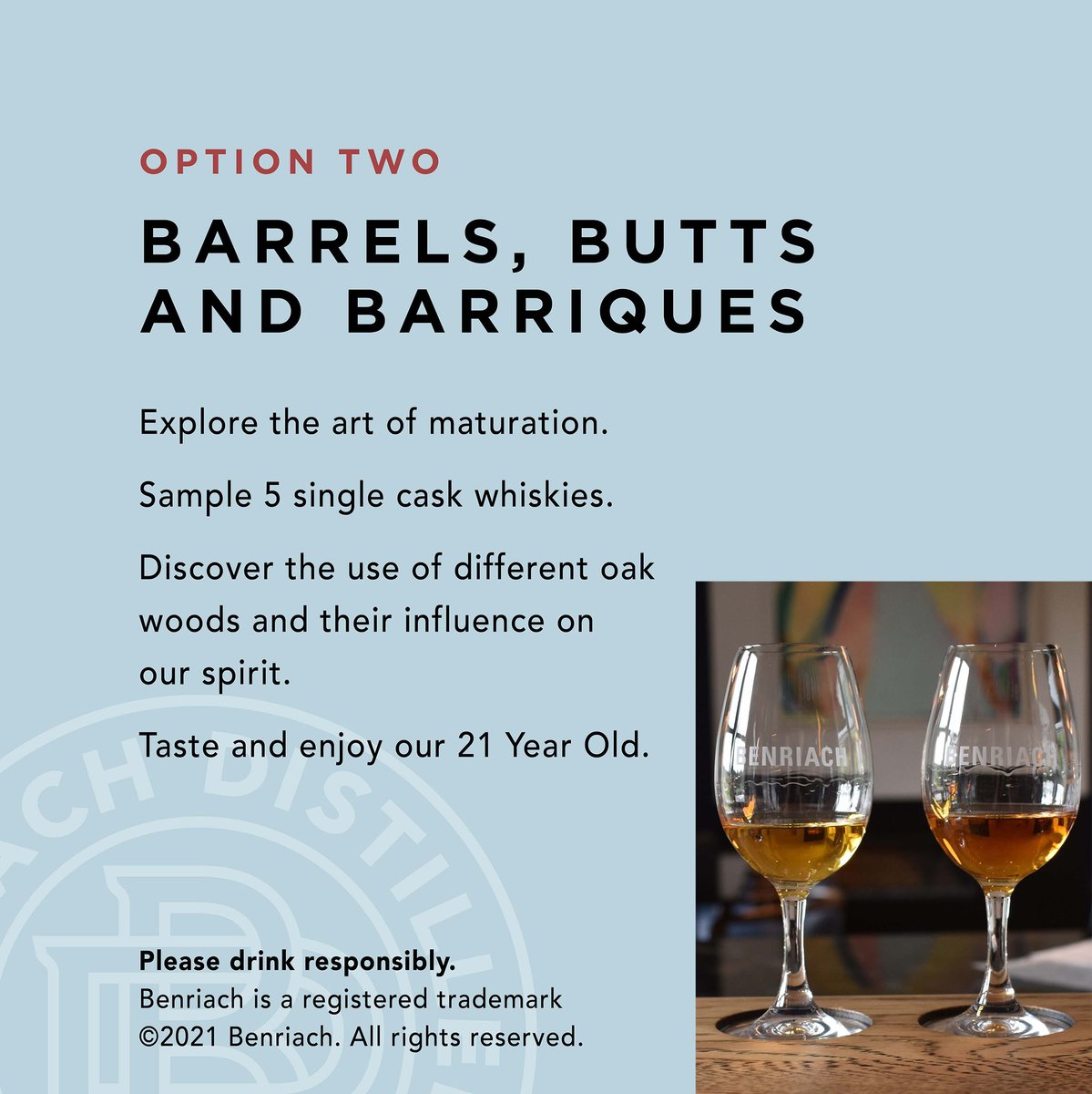 The @spirit_speyside festival will be taking place from Thurs 4th–Mon 8th Nov and we are delighted that #Benriach will be part of the festivities. We'll be hosting our 2 normal tasting experiences over the 5 days, find out more or book here → benriachdistillery.com/en-gb/distille… #Whisky