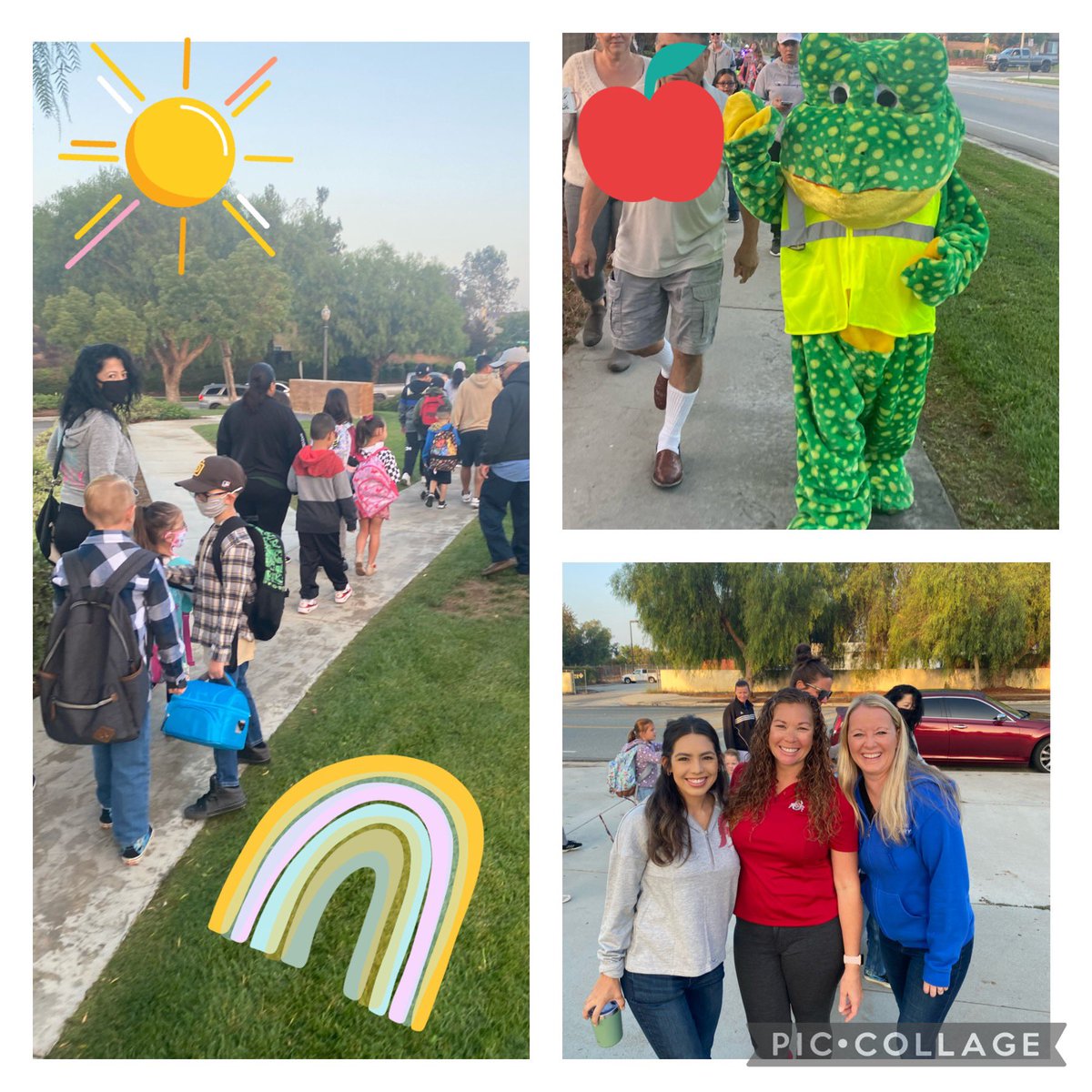 #NationalWalkToSchoolDay <a href="/mgriffin_bmt/">Michael Griffin</a> <a href="/micheleconley01/">Michele Conley</a> Another successful Walk to School Day for Brookside Elementary ! Thank you staff, teachers and parents for helping out!