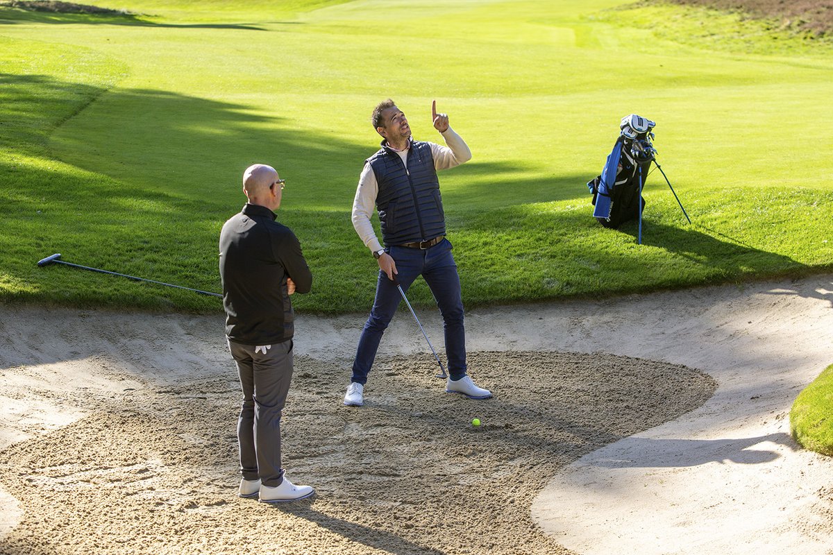 Golfsnappper's tweet photo. Great days shooting with the @GolfMonthly team @MikeHarrisGolf and @NickDougherty5 at Wentworth today. Even the weather played ball. https://t.co/VZUcUoJ4iT