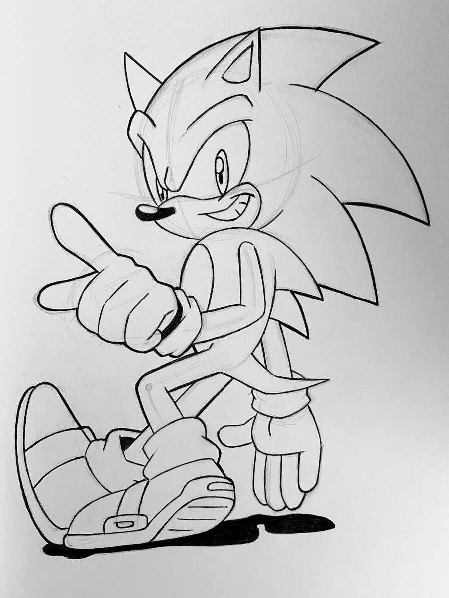 jcr3ative's tweet photo. Day 6 of my #octoberdrawingchallenge!
Sonic in the style of @yardleyart (tried adding a shadow this time)
Y’all seemed to like the Yardley stuff a lot (including the man himself)! So i figured I’d do it again 😂
#SonicTheHedgehog #sonicidw #tracyyardley #sonicarchiecomics https://t.co/hvhvYKWpPE