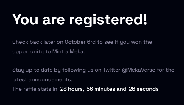 brimademedoit_'s tweet photo. Let's gooooo! @MekaVerse https://t.co/yyvxOrKlJR
