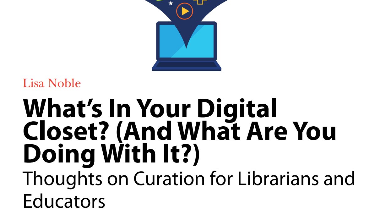 I don't know about you, but it is time for me to organize my virtual spaces. @nobleknits2 has some great advice in the digital@yourlibrary edition of The Teaching Librarian. Check it out! accessola.com/wp-content/upl… @oslacouncil
 @ONLibraryAssoc