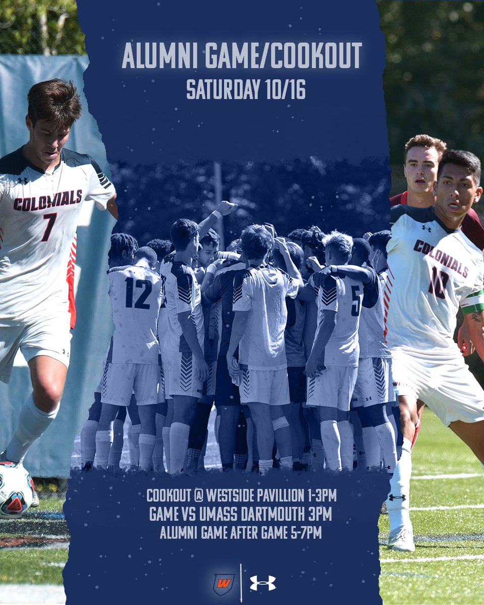 westconnmsoc's tweet photo. ⭐️⭐️⭐️Alumni Game⭐️⭐️⭐️
1-3pm alumni bbq outside the stadium
3-5pm Umass Dartmouth LEC Game
5-7pm Alumni Game directly following Westconn LEC Conference Game

***Please share on your stories message us directly if you are attending! Can’t wait to see you all!

#WCSU | #WereBack https://t.co/gS9WreE2AE