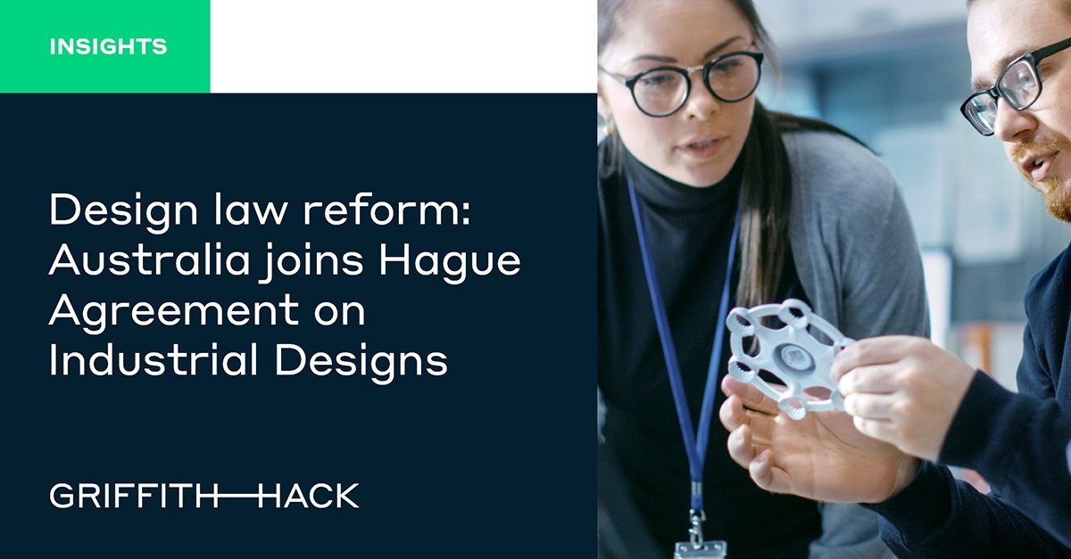 Australia has agreed in principle to join the Hague Agreement on Industrial Designs – so what will this mean for Australian designers? Jenny Wyndham-Wheeler and David Braund discuss. #AusLaw bit.ly/3BpQP2A