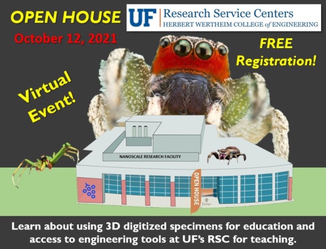 UF Research Service Centers (@ufrsc) on Twitter photo We have partnered with Dr. Lisa Taylor from <a href="/UFEntomology/">UFEntomology</a> to have an interactive K-12 event on jumping spiders! Register FREE at: lnkd.in/dWNxzM7B
<a href="/AlachuaSchools/">Alachua Schools</a> <a href="/alachualibrary/">Alachua Library</a> #STEMeducation #k12 We have partnered with Dr. Lisa Taylor from <a href="/UFEntomology/">UFEntomology</a> to have an interactive K-12 event on jumping spiders! Register FREE at: lnkd.in/dWNxzM7B
<a href="/AlachuaSchools/">Alachua Schools</a> <a href="/alachualibrary/">Alachua Library</a> #STEMeducation #k12