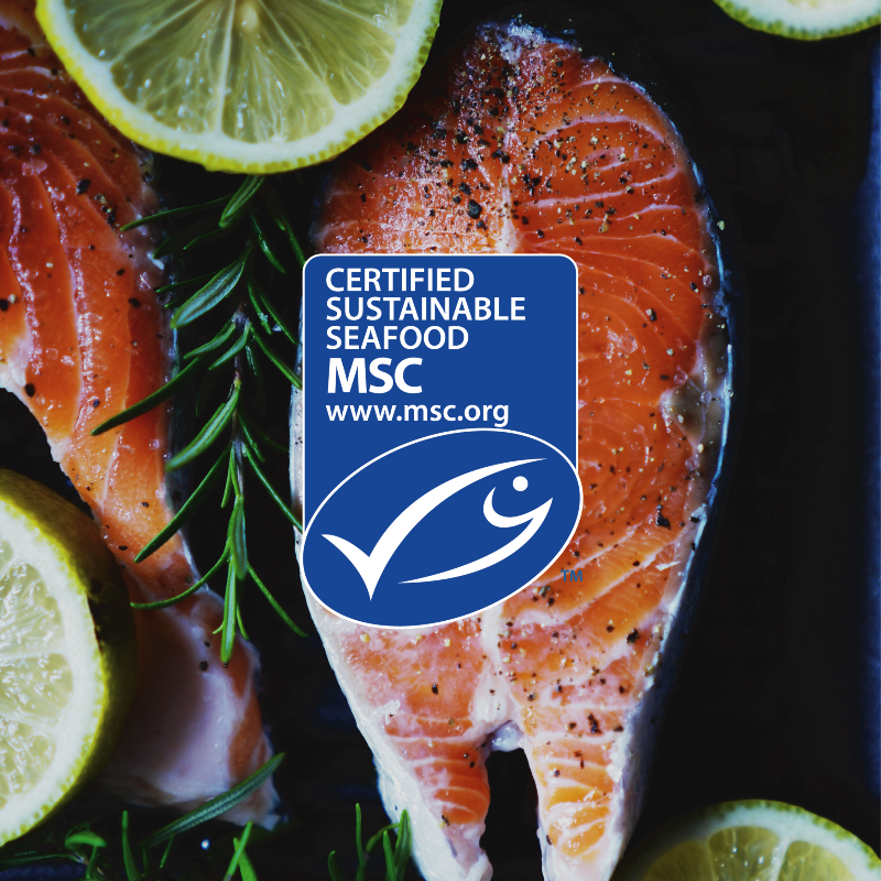 MSCbluefish's tweet photo. This October, we’ve partnered with @FairTradeMarkUS and @nonGMOproject to bring you Good Food Month—a time to celebrate products that are good for people and planet! 

Look for these labels to identify products driving real change in our food systems:  

#LittleLabelsBigImpact