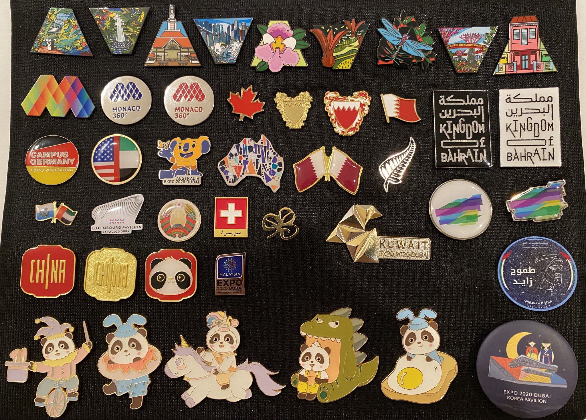 超レア】ドバイ万博 2020 ピンバッジ 非売品 マグネット式 EXPO 2020