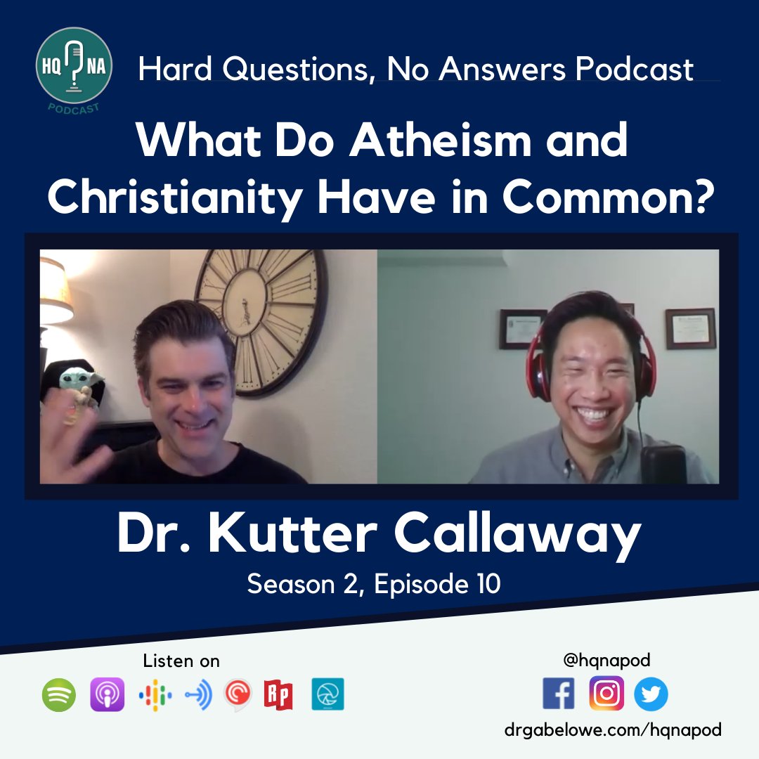 hqnapod's tweet photo. Thank you to @kuttercallaway for a fascinating and stimulating discussion about two worldviews that seem so divergent. Join us as we ask questions about the interaction between faith and doubt, the problem of evil, and where our conceptions of beauty come from. https://t.co/SQhjPFsqf8