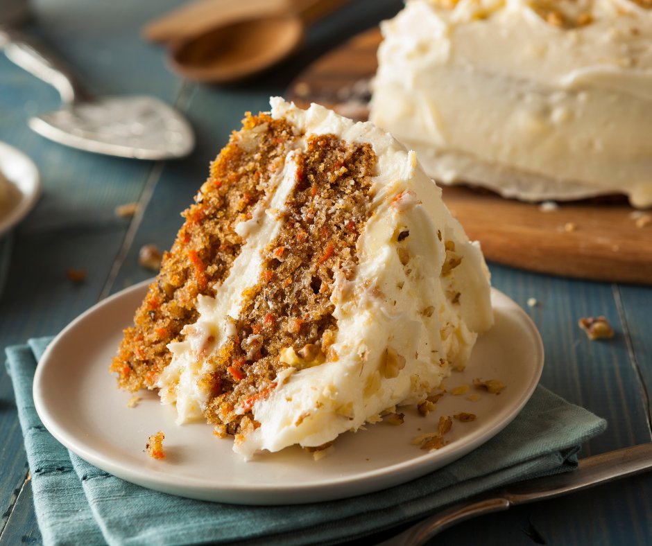 You don't need to have a birthday to celebrate a good day with our Fresh Store Made 8 Inch Carrot Cake for $12.99/ea.
