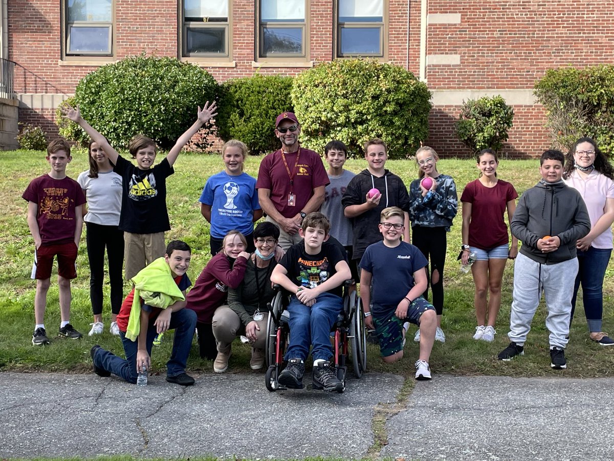 BobSil42's tweet photo. Our first Unified Bocce practice was a ton of fun! Ready for our first meet next week @KellyRaleigh99 @gkelley_25 @SpOlympicsMA @DohertyPt https://t.co/WnV7YjyH2v